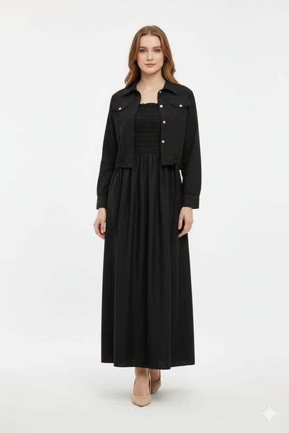 Western Jacket Coat Maxi