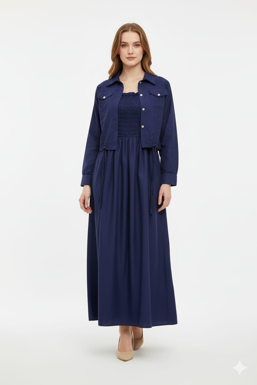 Western Jacket Coat Maxi