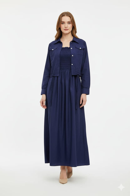 Western Jacket Coat Maxi