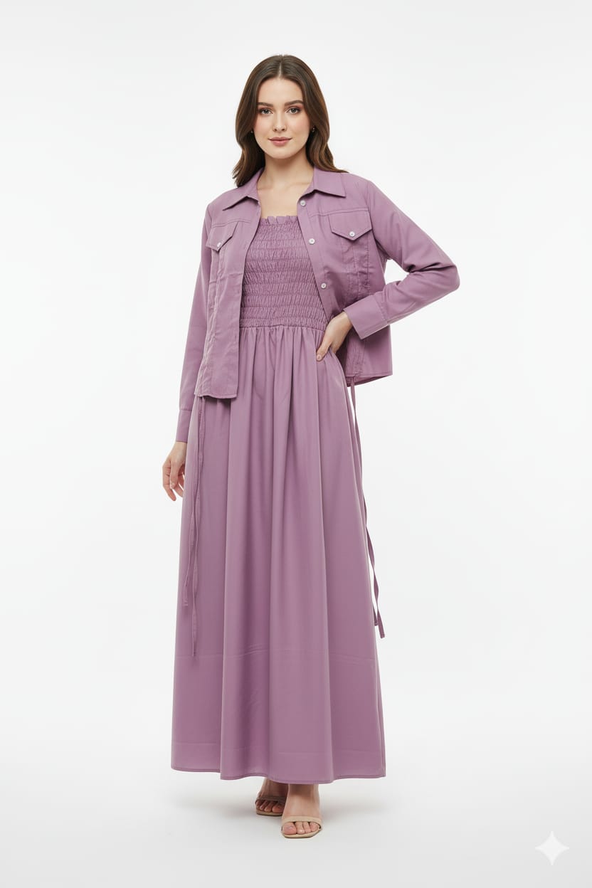 Western Jacket Coat Maxi
