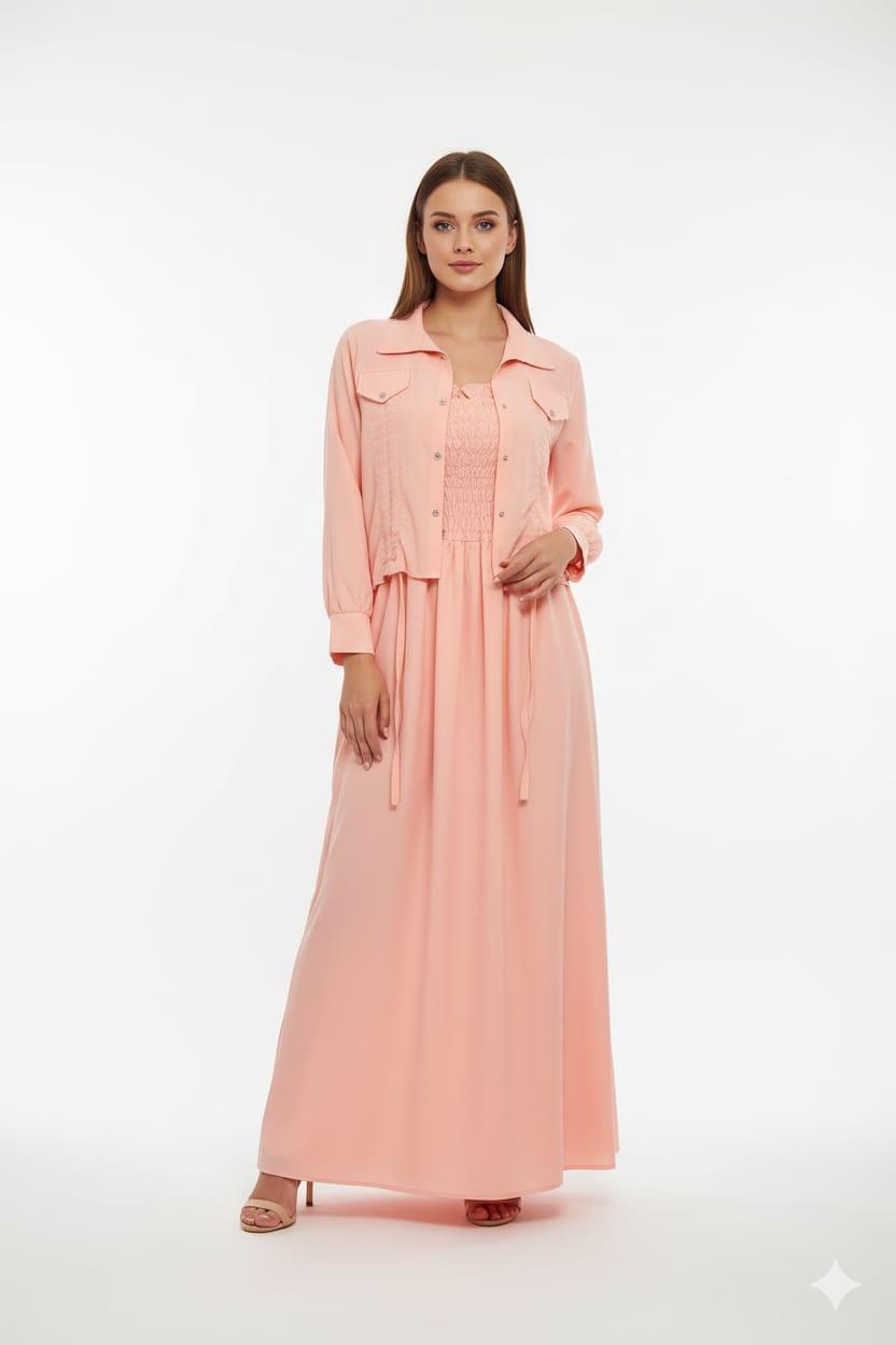 Western Jacket Coat Maxi