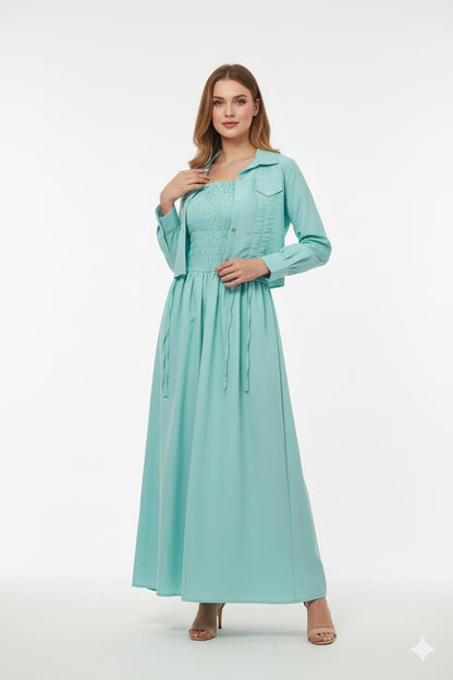 Western Jacket Coat Maxi