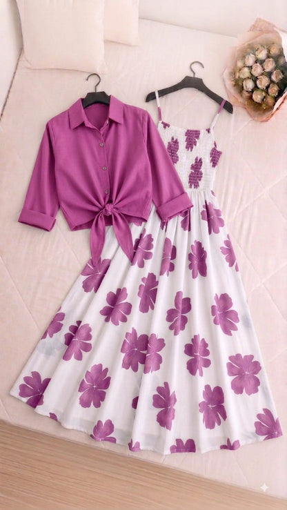 Digital Coat Style Maxi