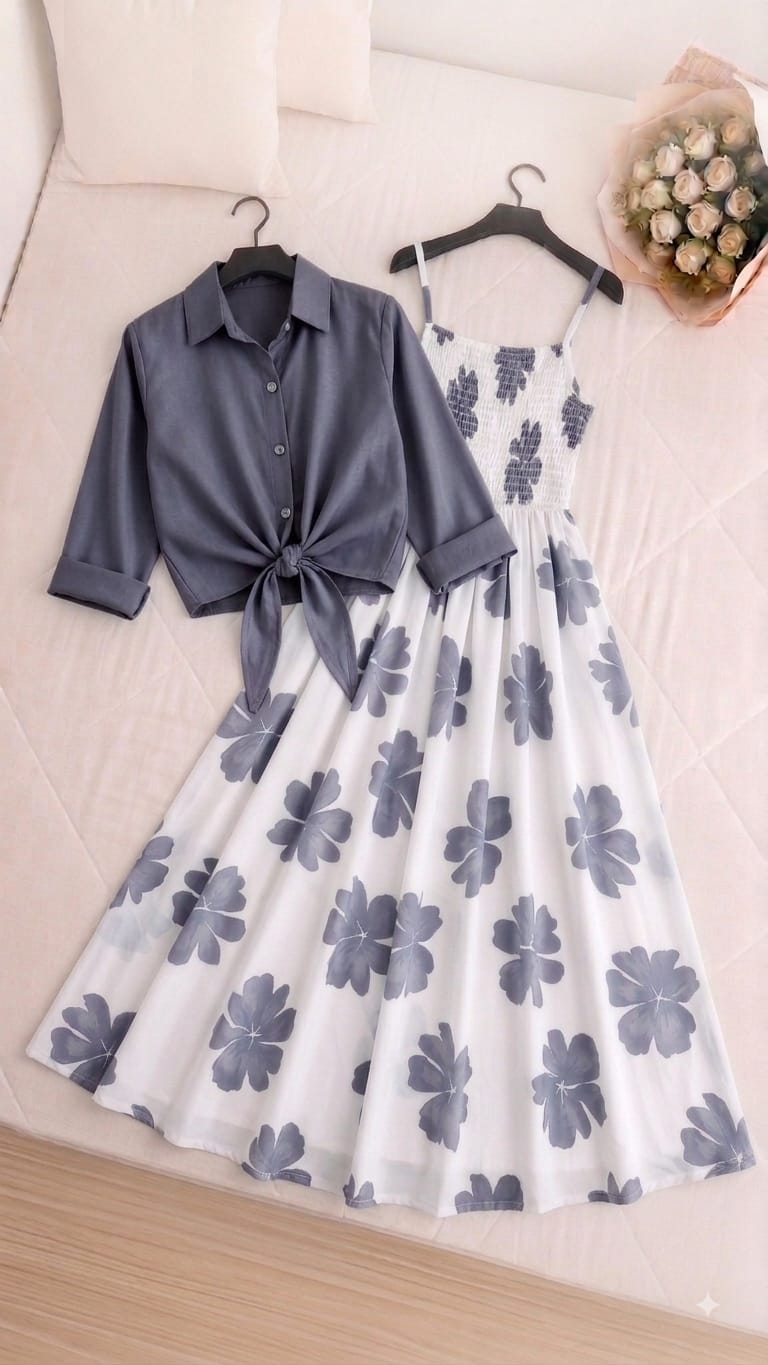 Digital Coat Style Maxi