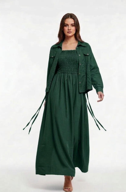 Western Jacket Coat Maxi