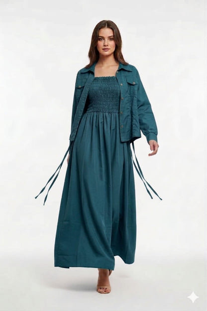 Western Jacket Coat Maxi