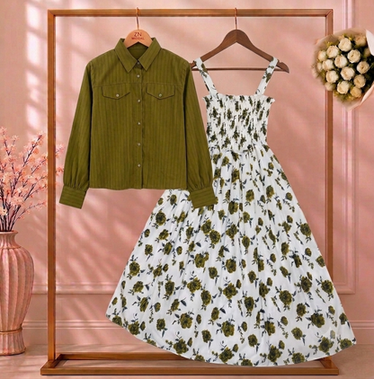 Digital Coat Style Maxi