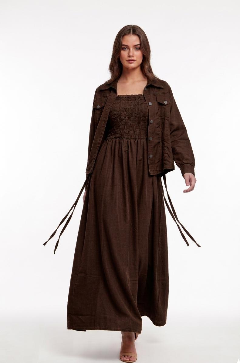 Western Jacket Coat Maxi
