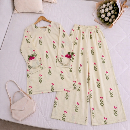 2-PIECE Stitched Dress. (Farshi Shalwar)